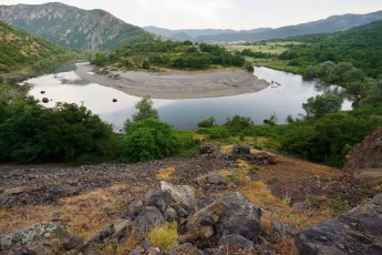 Arda river bend, Madzharovo, Eastern Rhodope mountains, Bulgaria