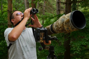 Birdwatching guide and nature photographer Mladen Vasilev, Eastern Rhodope mountains, Bulgaria