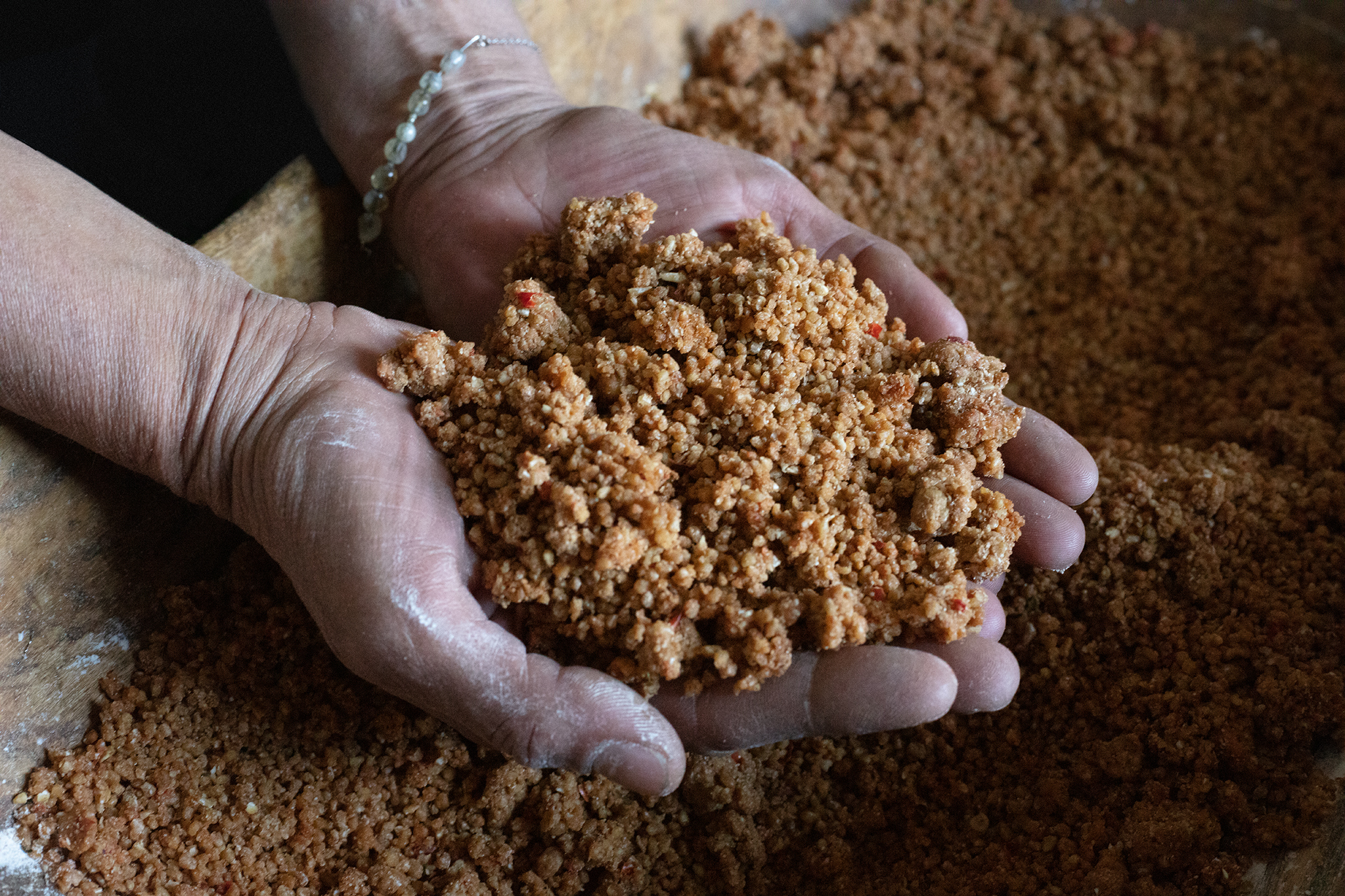 Trahana producer (local product) Rhodope Mountains rewilding landscape